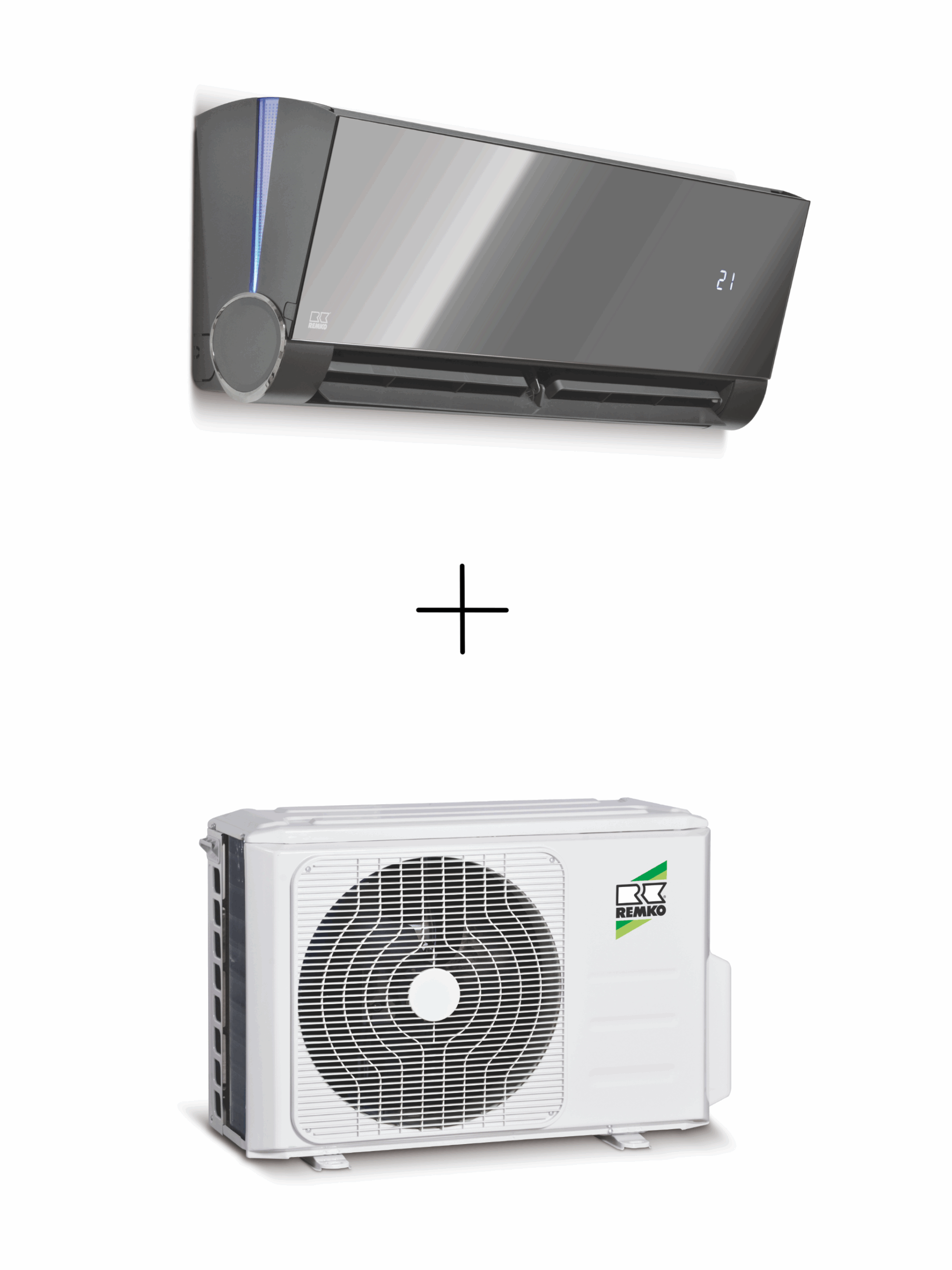 Klimaanlagen-Set: REMKO ATY 356 + REMKO MVT 603 DC